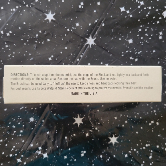 Talbots Block & Brush Kit ~ Shoe & Accessory Care ~ NOS - NIB ~ Y2K (?) ~ Unisex - Picture 8 of 9